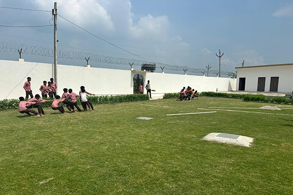 Improved educational environment after development, showcasing modern classrooms and better learning resources.