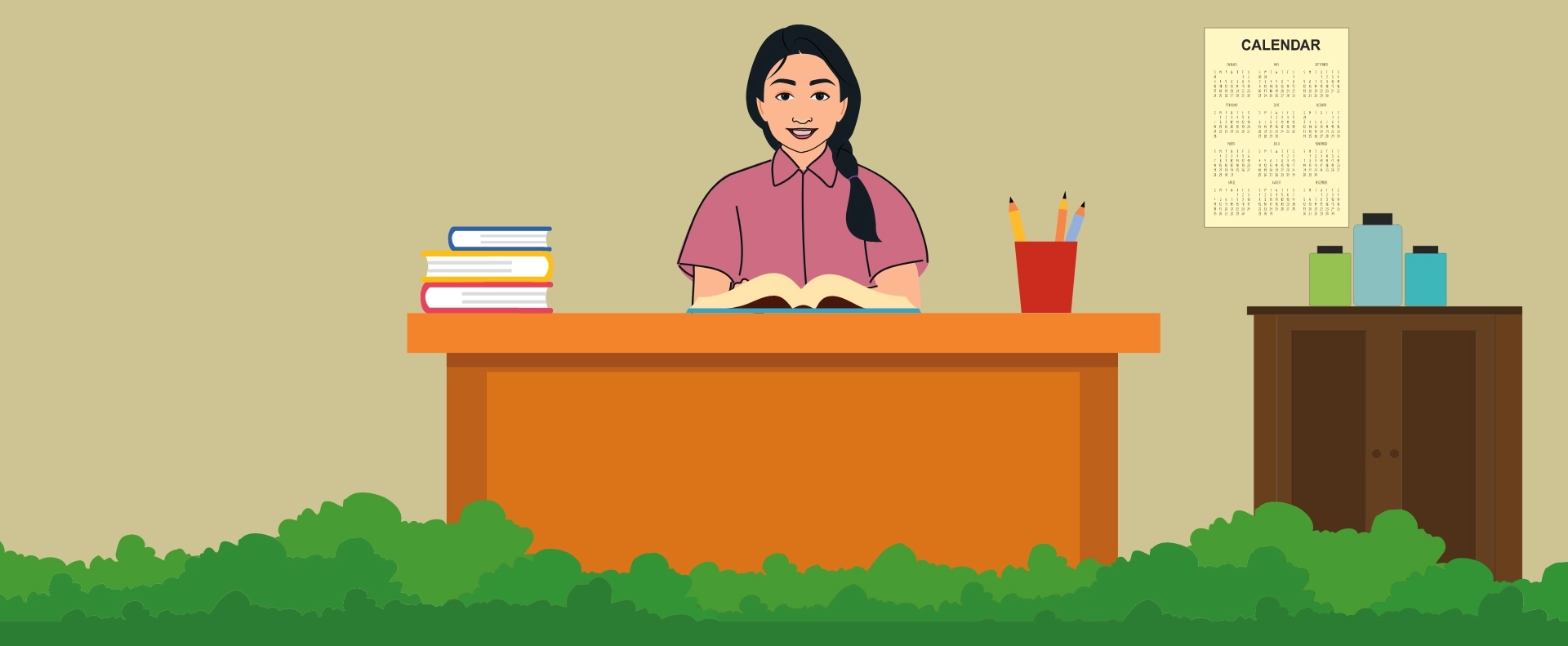 Illustration representing the concluding message of educational impact and transformation.