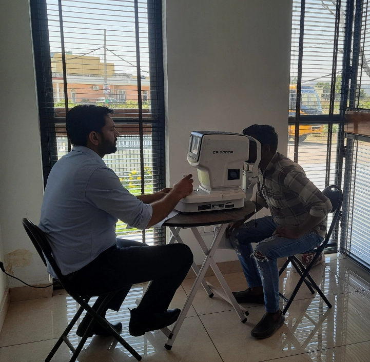  Image depicting health screening and awareness sessions focused on preventive healthcare and early detection.
