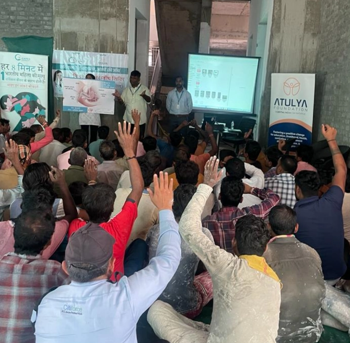  Image showcasing health camps organized to provide medical check-ups, consultations, and treatments to rural communities.